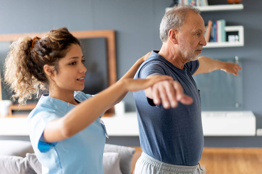 ejercicios postoperatorios adulto enfermera